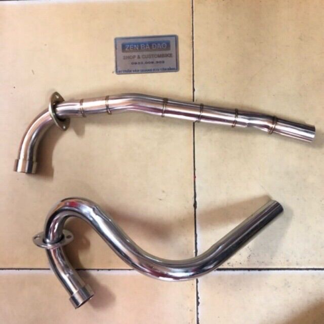 Cổ pô nằm inox 201/ cổ vắt sắt xi