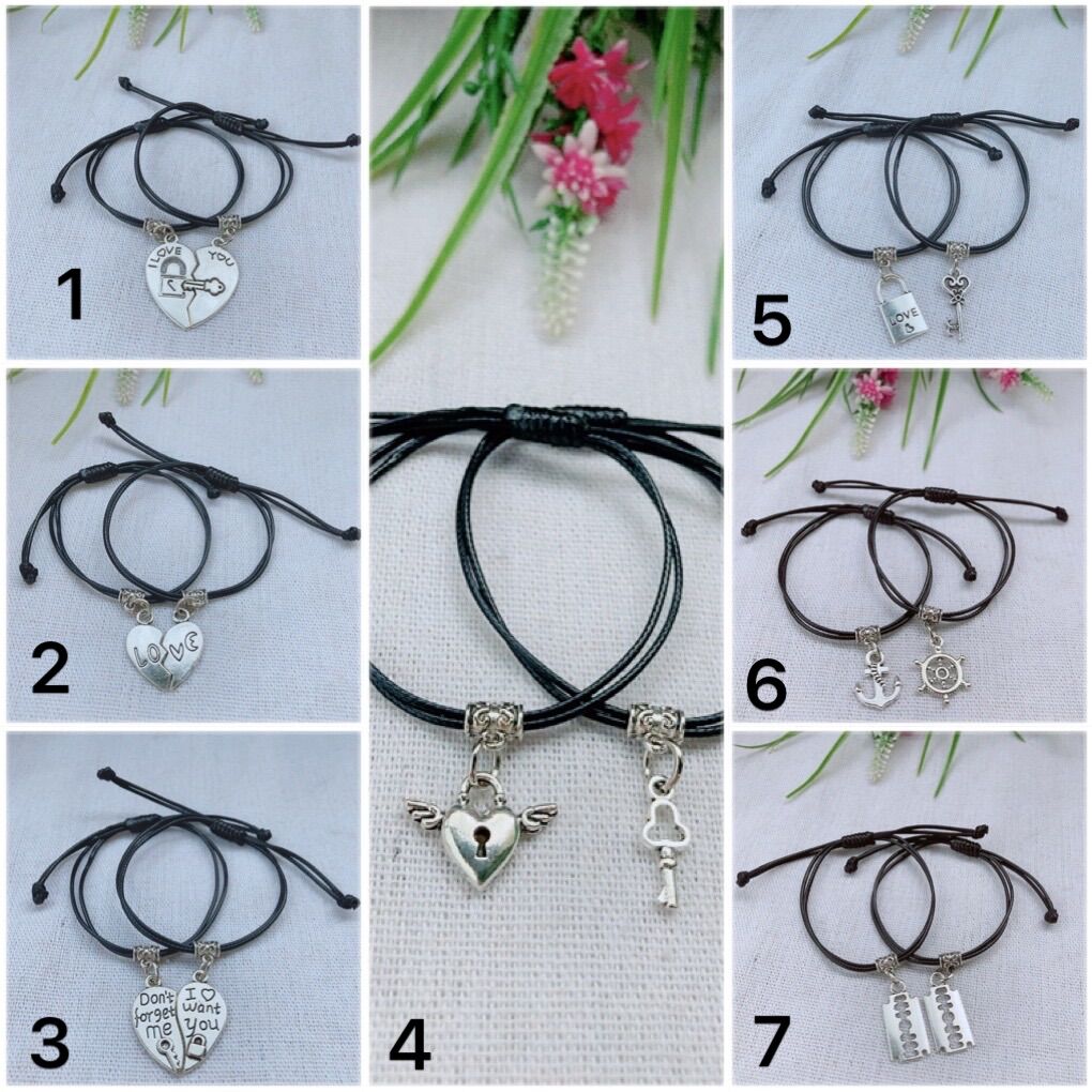 Vòng tay cặp đôi giá rẻ nhiều mẫu xinh dành cho đôi lứa