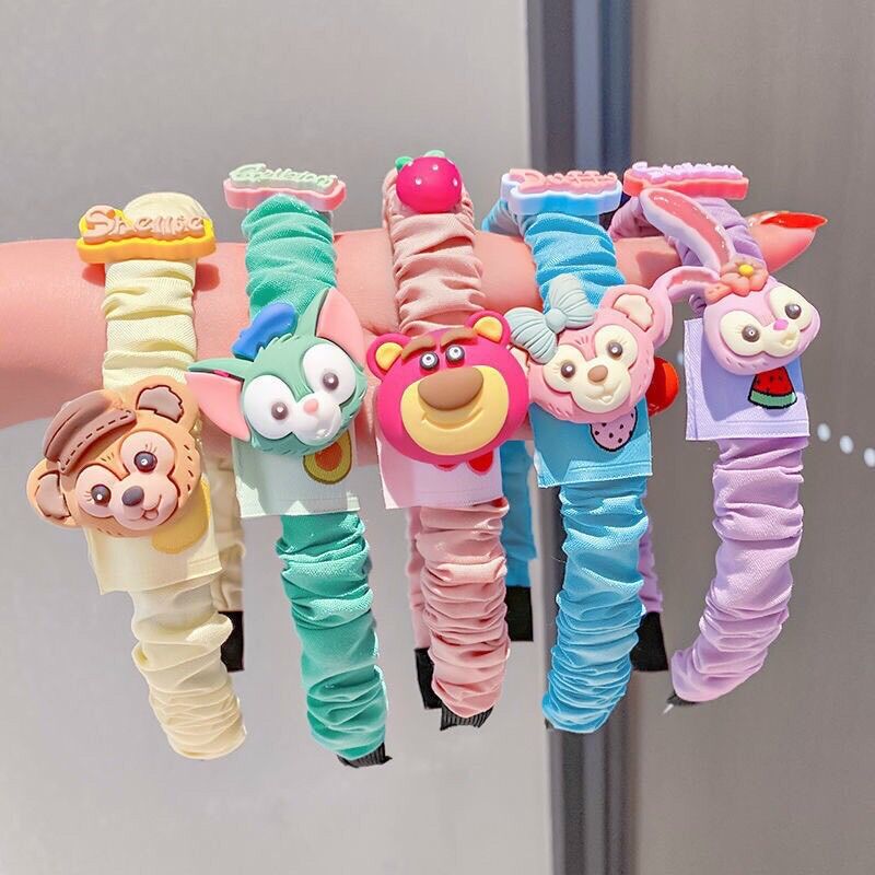 Bờm tóc tai gấu dạng bông siêu dễ thương