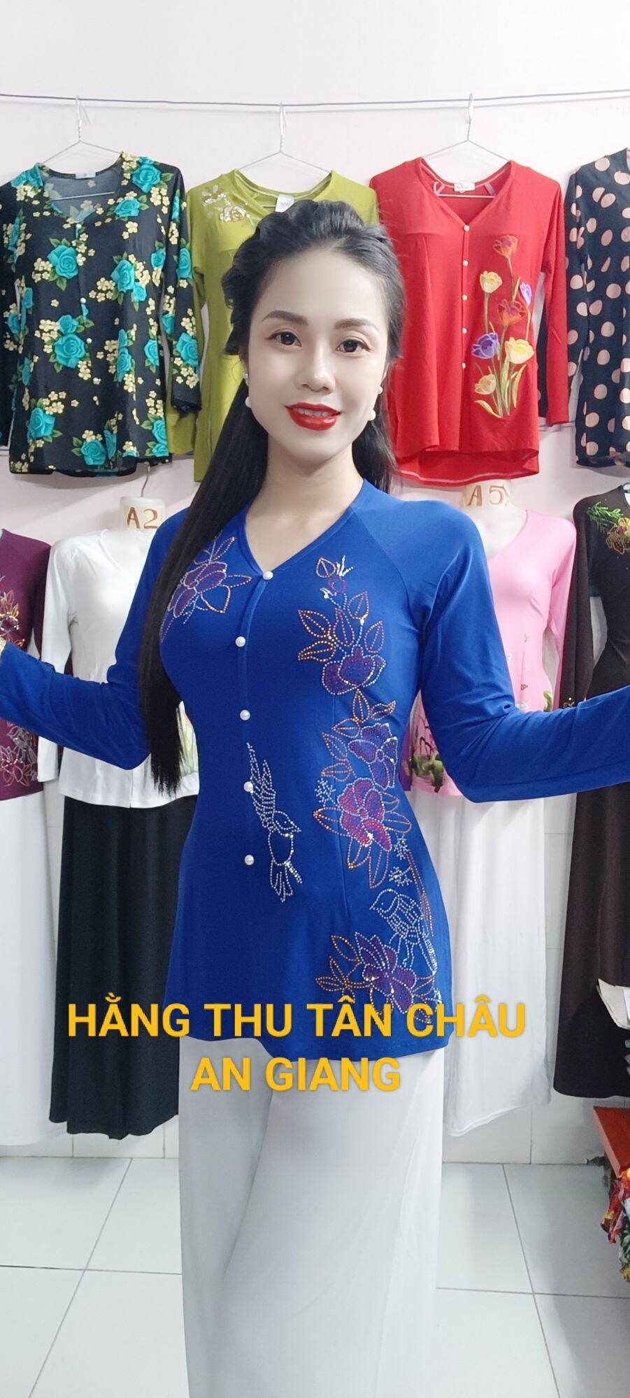 ÁO BÀ BA ĐÍNH ĐÁ HOA ĐẸP (KHÔNG KÈM QUẦN)KHÁCH CHỌN QUẦN TRONG GIỎ HÀNG