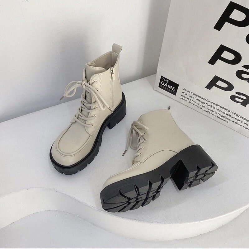 Giày bốt cao gót - giày boot đế cao
