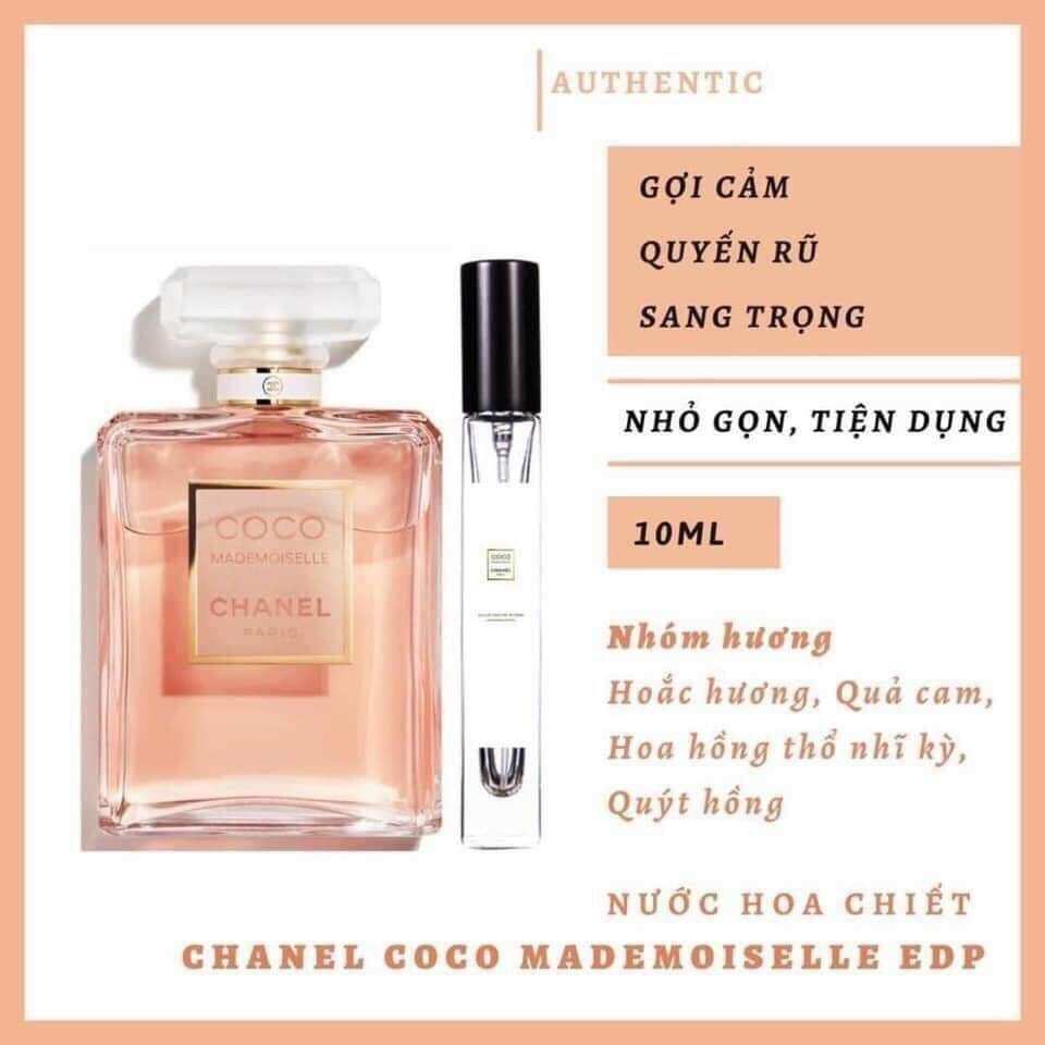 Chiết 10ML Nước hoa nữ Chanel Coco Mademoiselle EDP