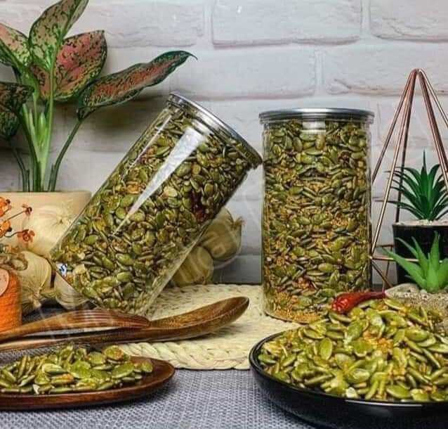 HẠT BÍ XANH RANG TỎI ỚT 500GR