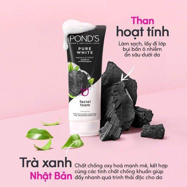 Sữa rửa mặt pond's đen than hoạt tính