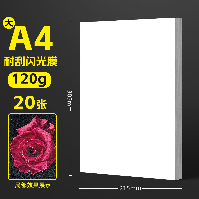 Băng Keo Bảo Vệ Ảnh Cold Laminating Film A4 Tự Dính Băng Keo Bảo Vệ Mẫu Thực Vật Thủ Công Chất Liệu 