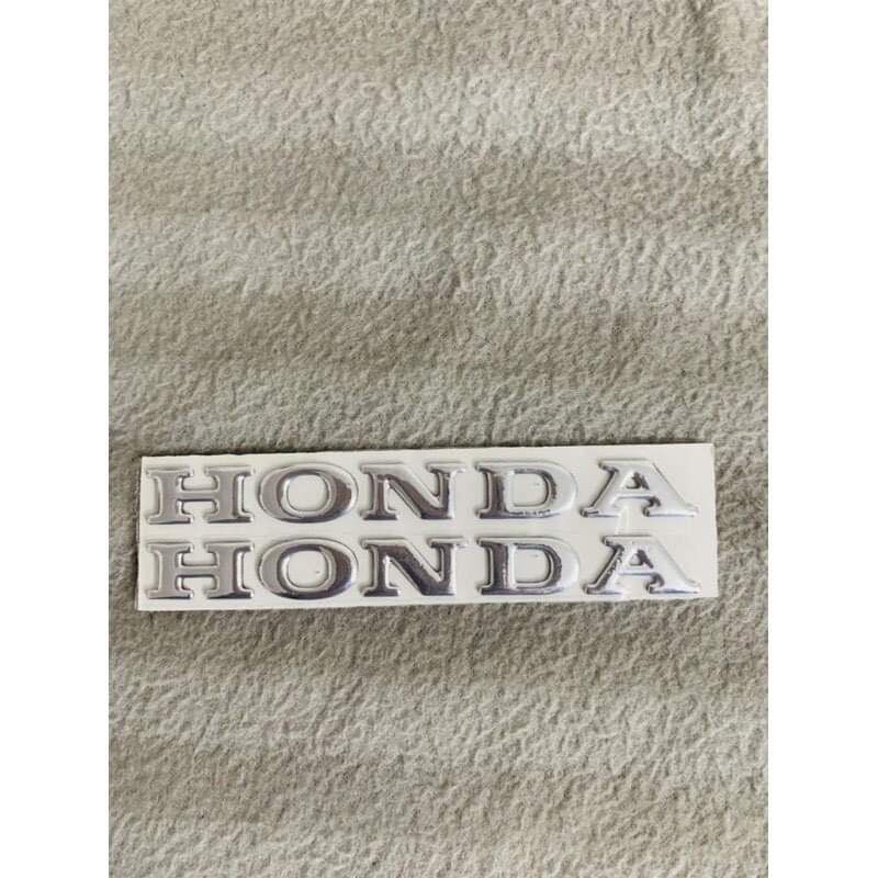 Tem Chữ Honda Mạ Crom Cực Chất Sẵn Keo Dán