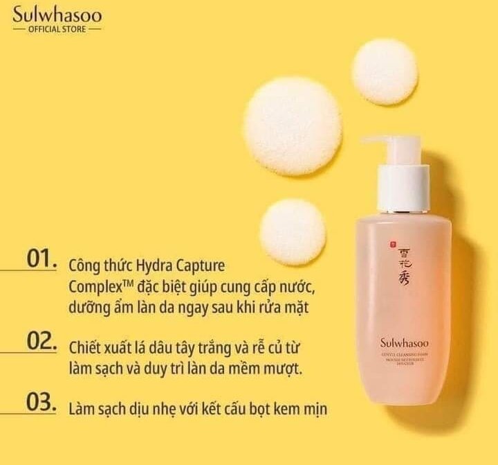 Sữa rửa mặt Sulwhasoo 50ml