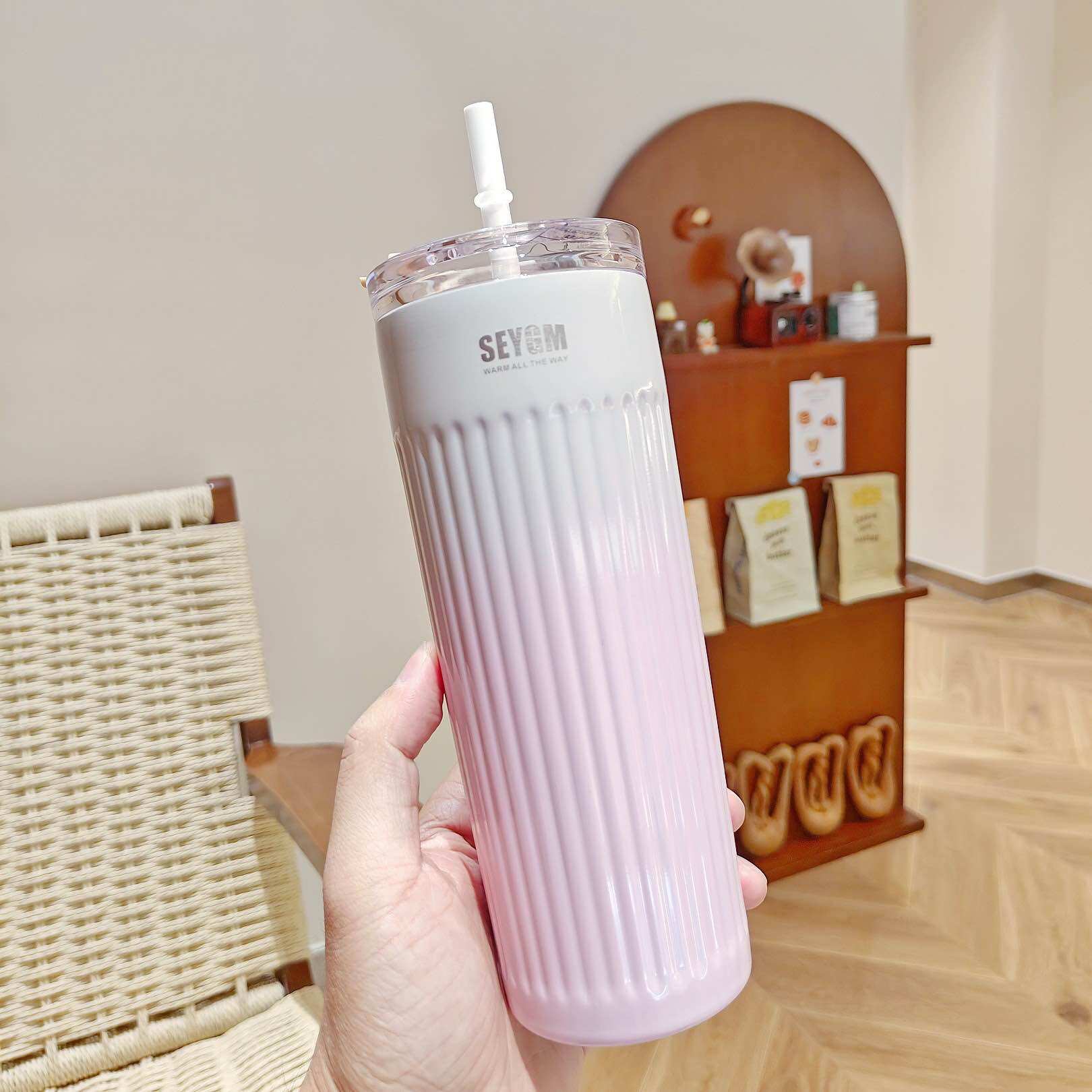 [CHÍNH HÃNG] LY GIỮ NHIỆT SEYGM 600ML