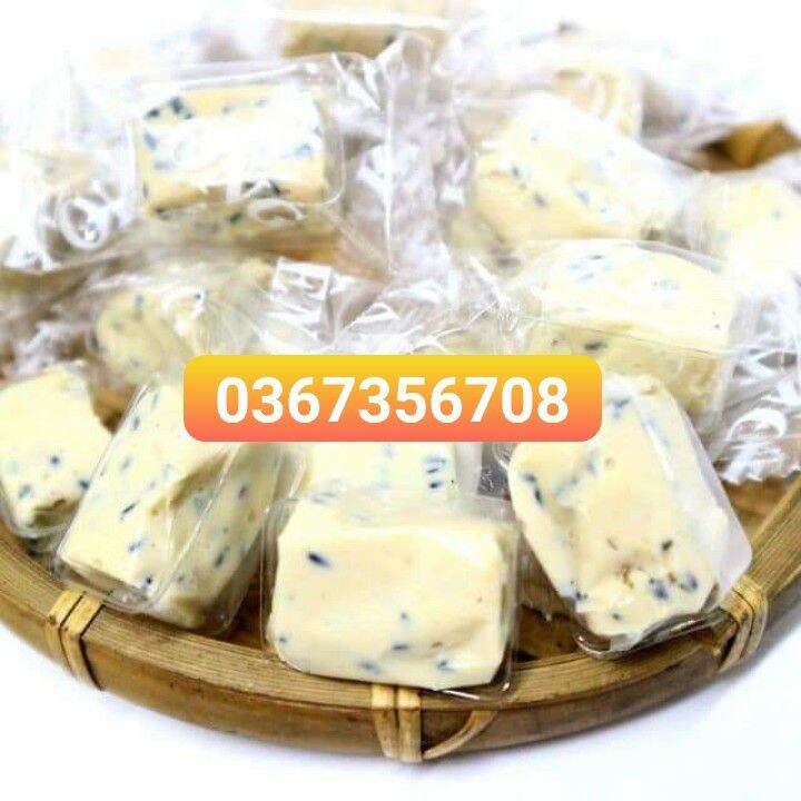 Kẹo dừa mè đen đậu phộng 500g