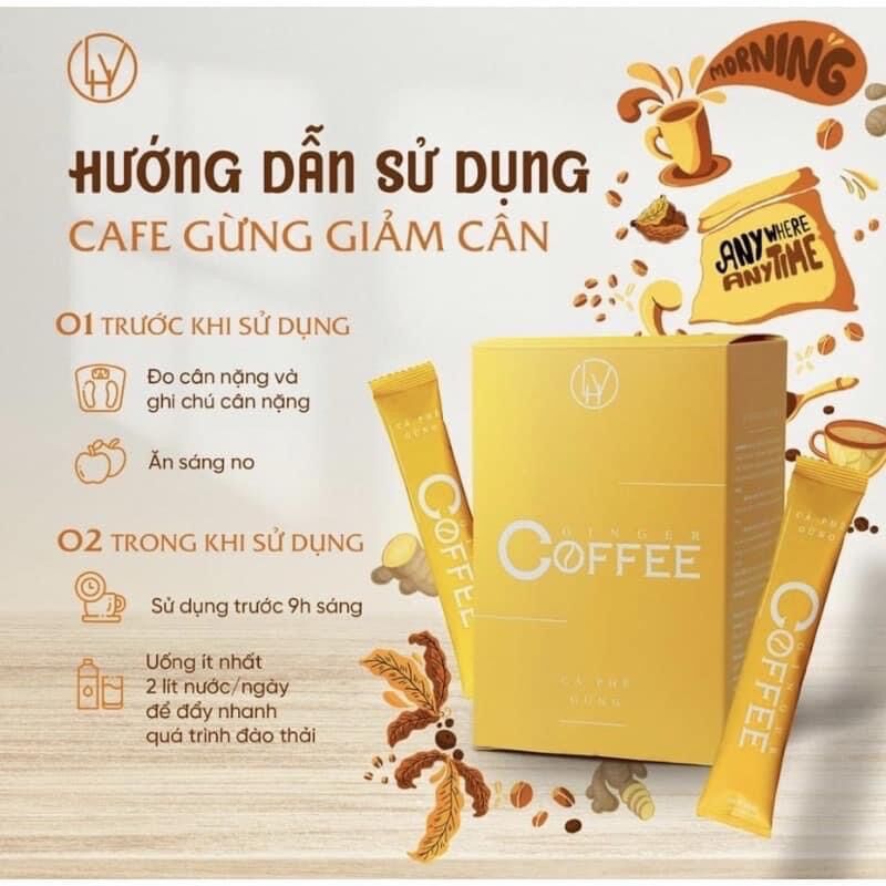 Cà phê gừng giảm cân ginger coffee chính hãng