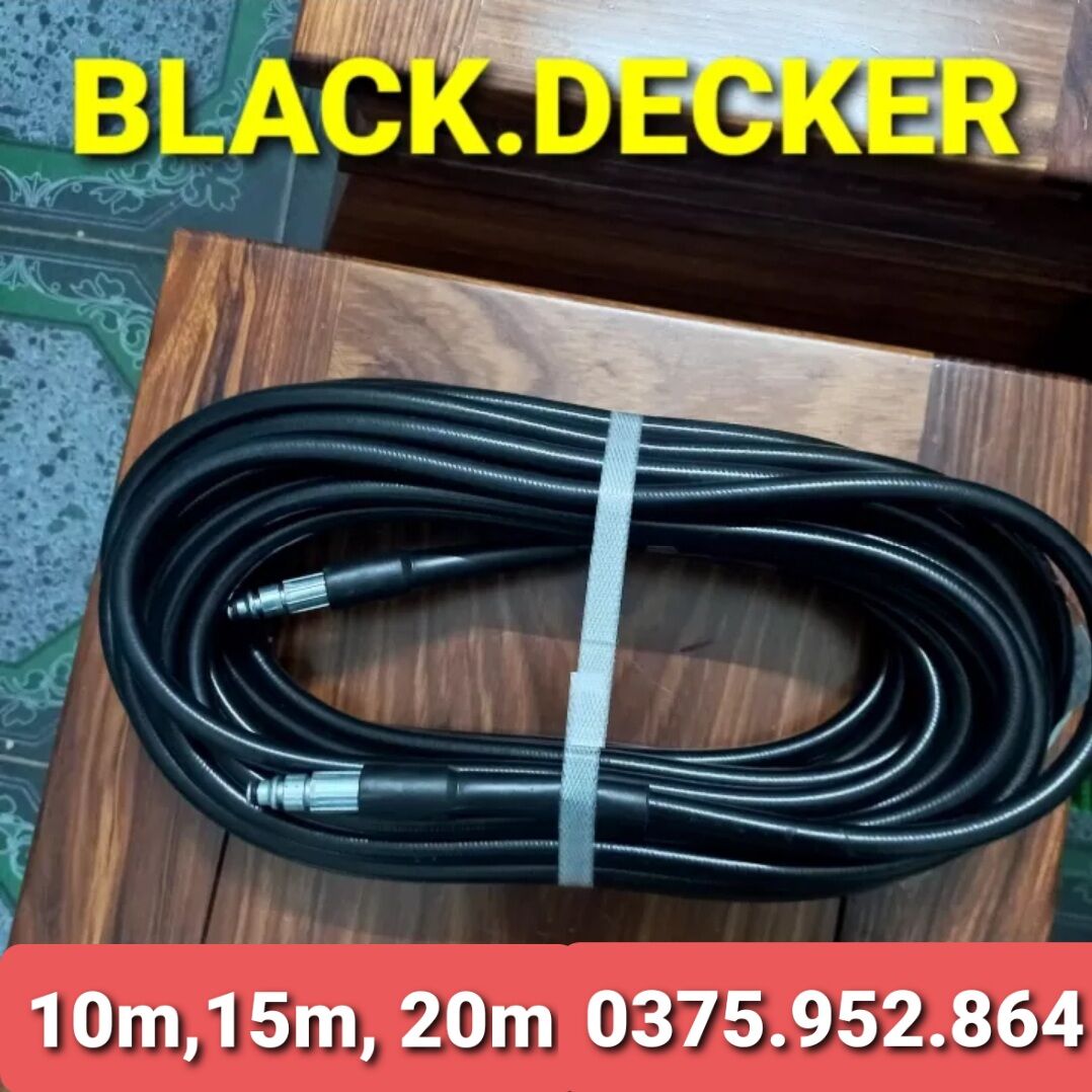 dây rửa xe cao áp black dec.ker ( 15 mét )