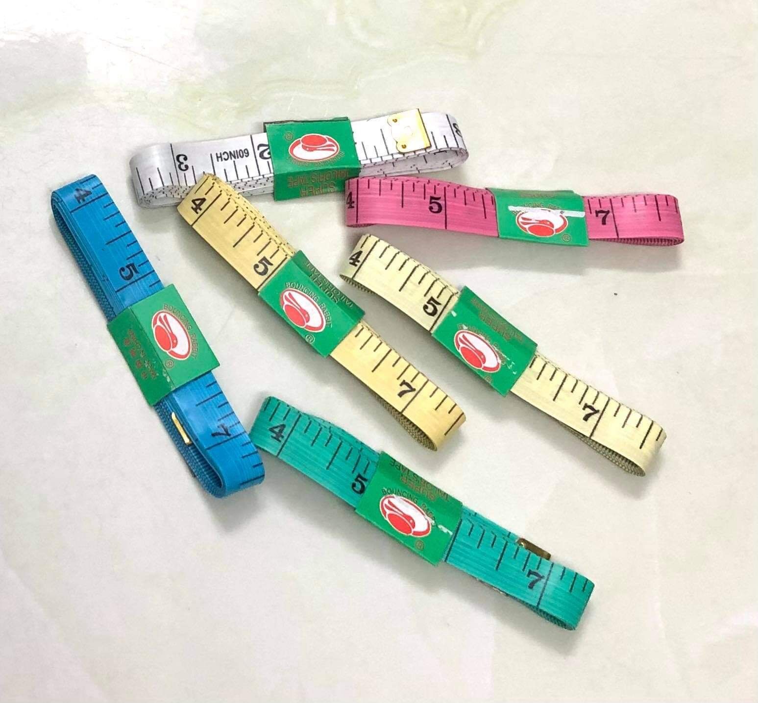 Thước dây đo cắt may có 2 mặt là cm và inch dài 150cm