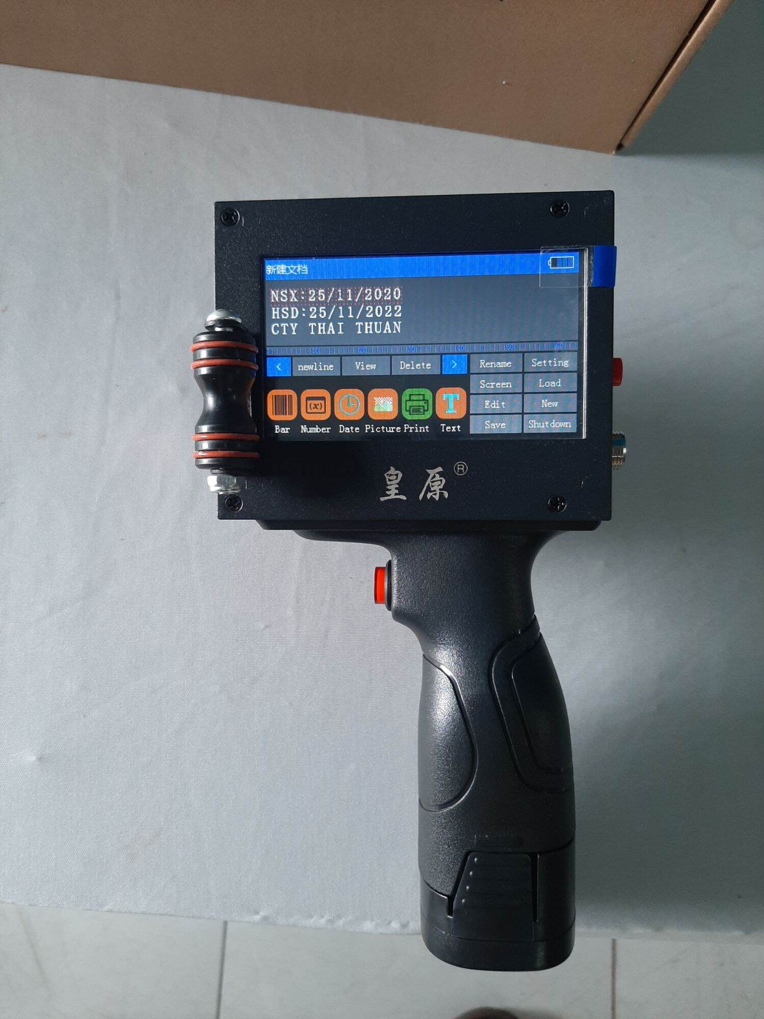 Máy in date phun mực cầm tay MX3