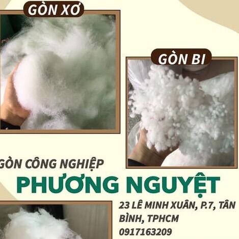 Bông Gòn Bi , Gòn Hạt (1 KG) - Nhồi Gối , Thú Bông