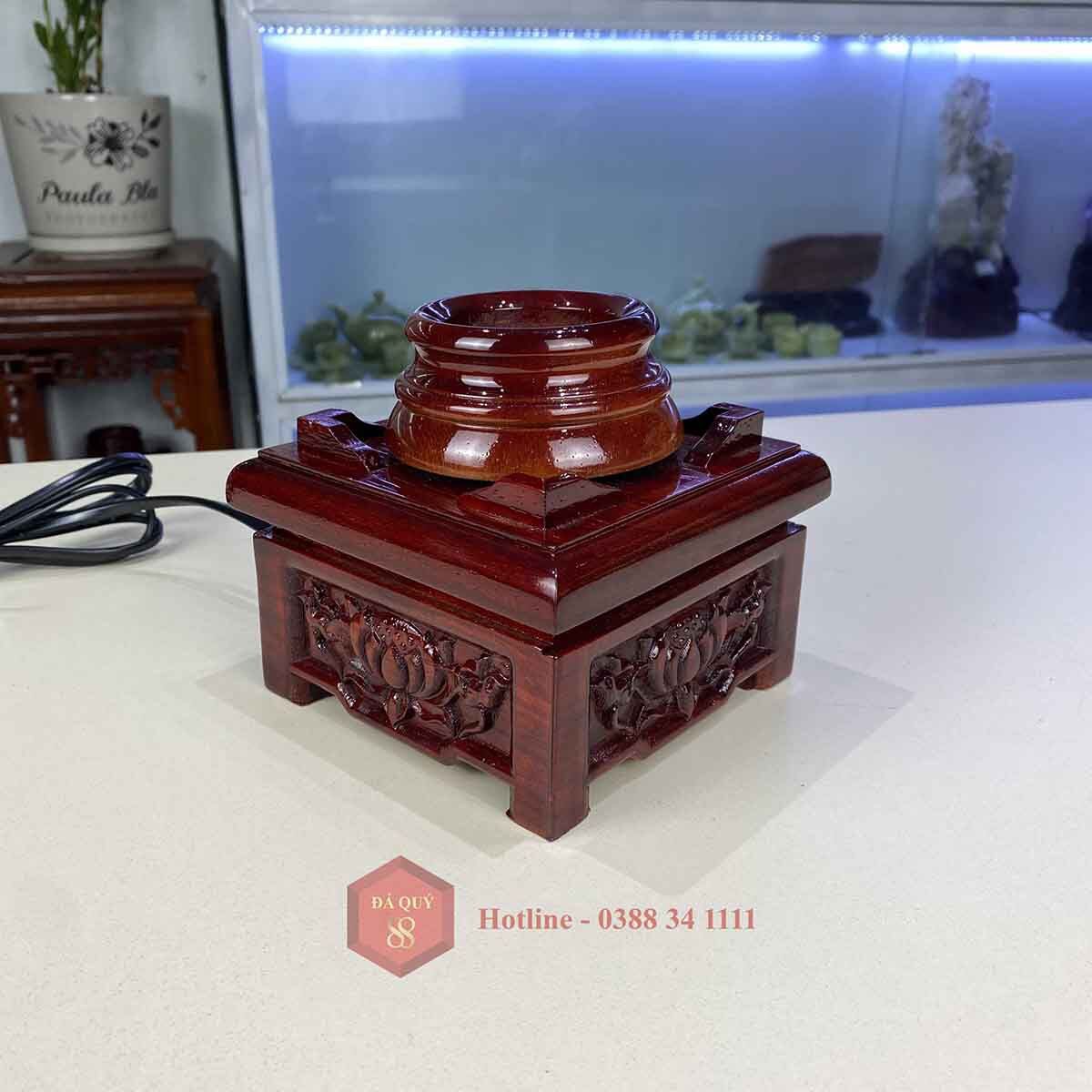 Đế đèn để quả cầu phong thủy xoay tự động 1kg-3kg