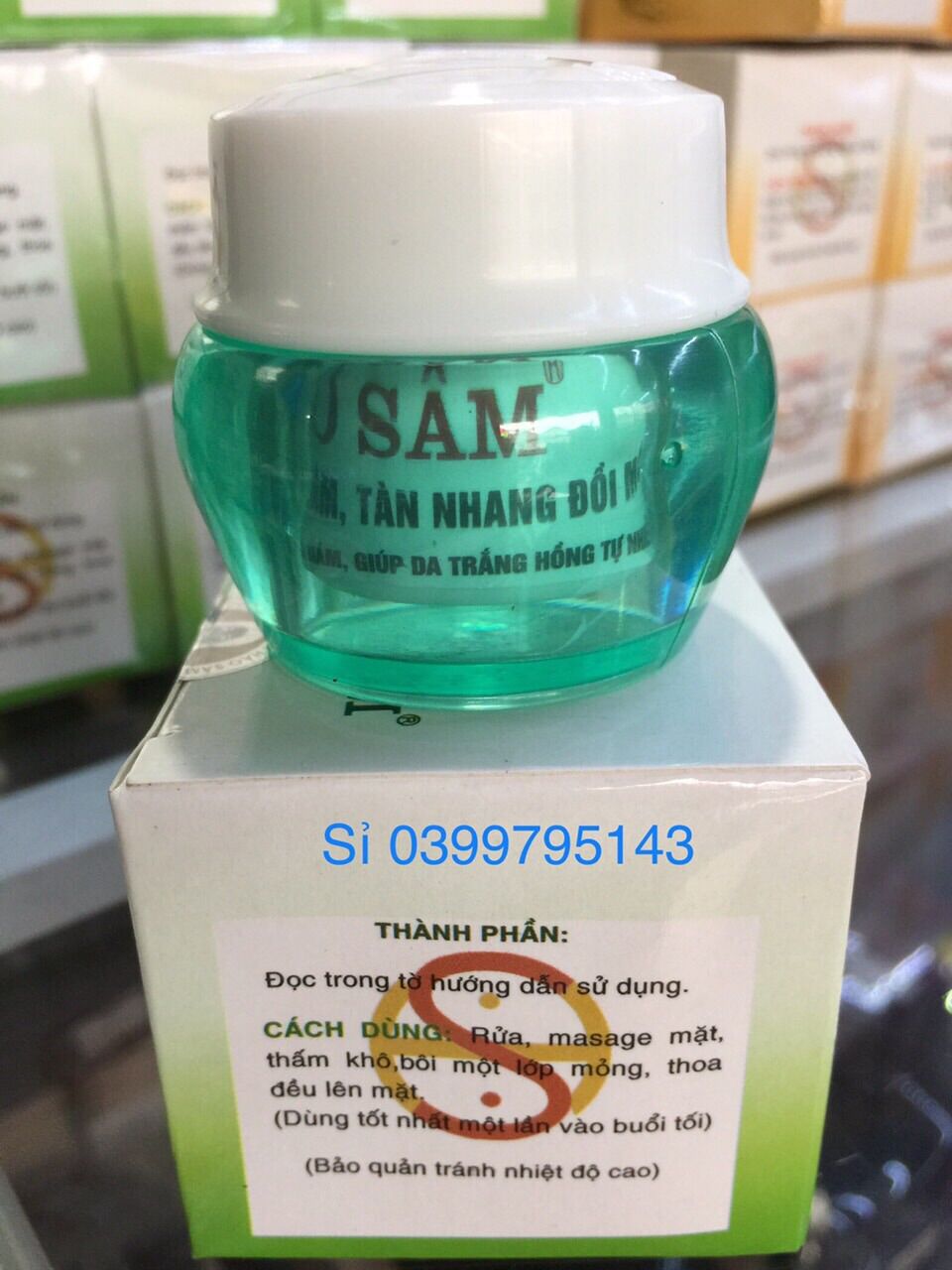 [HCM]Kem Hảo Sâm Mờ Nám Tàn Nhang Trắng Da 15g