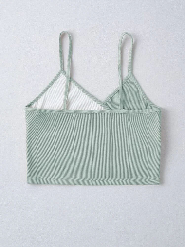 Áo dây 2 màu đan chéo ( xanh cốm nhạt)