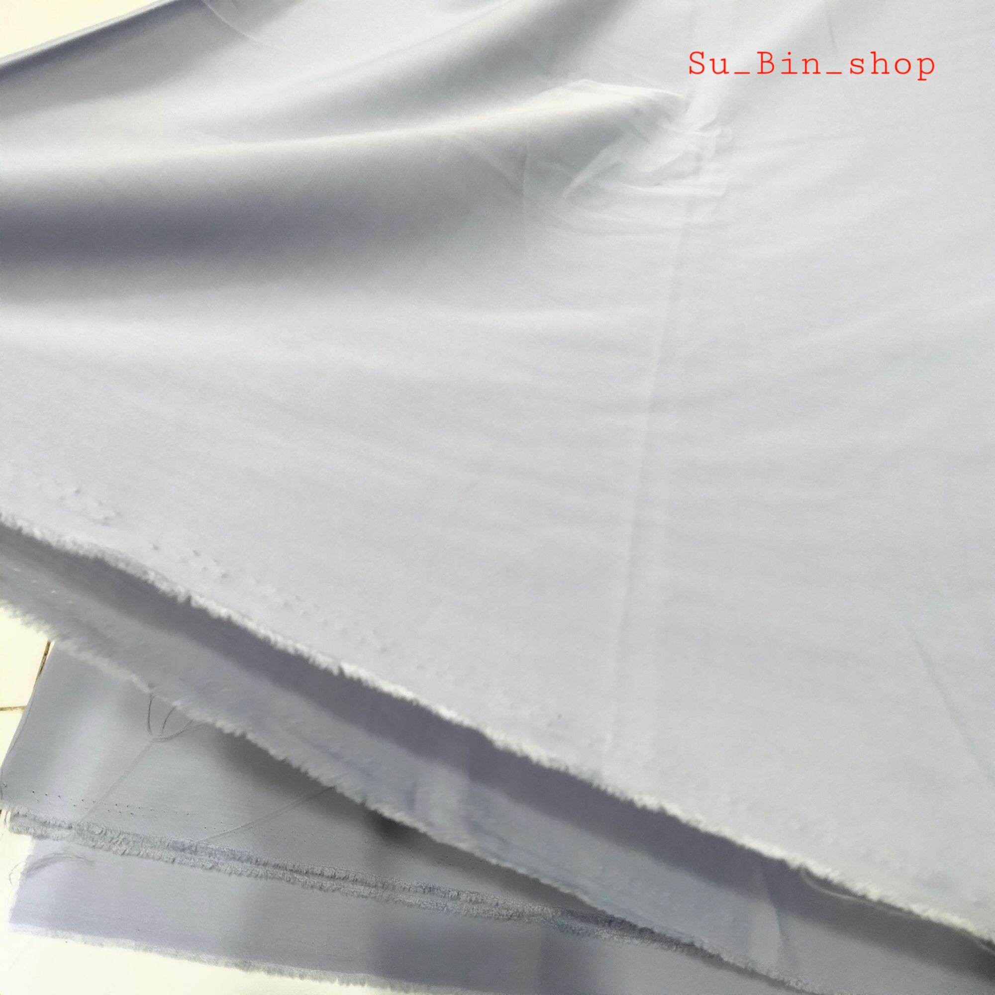 Vải kate silk màu Xám may đồ đi chùa