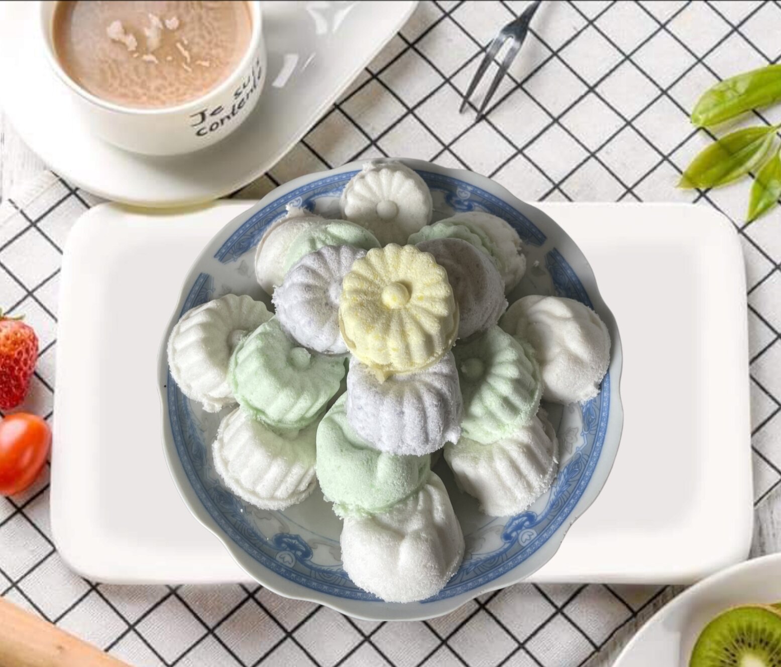 BÁNH IN DẺO NHÂN DỪA NON