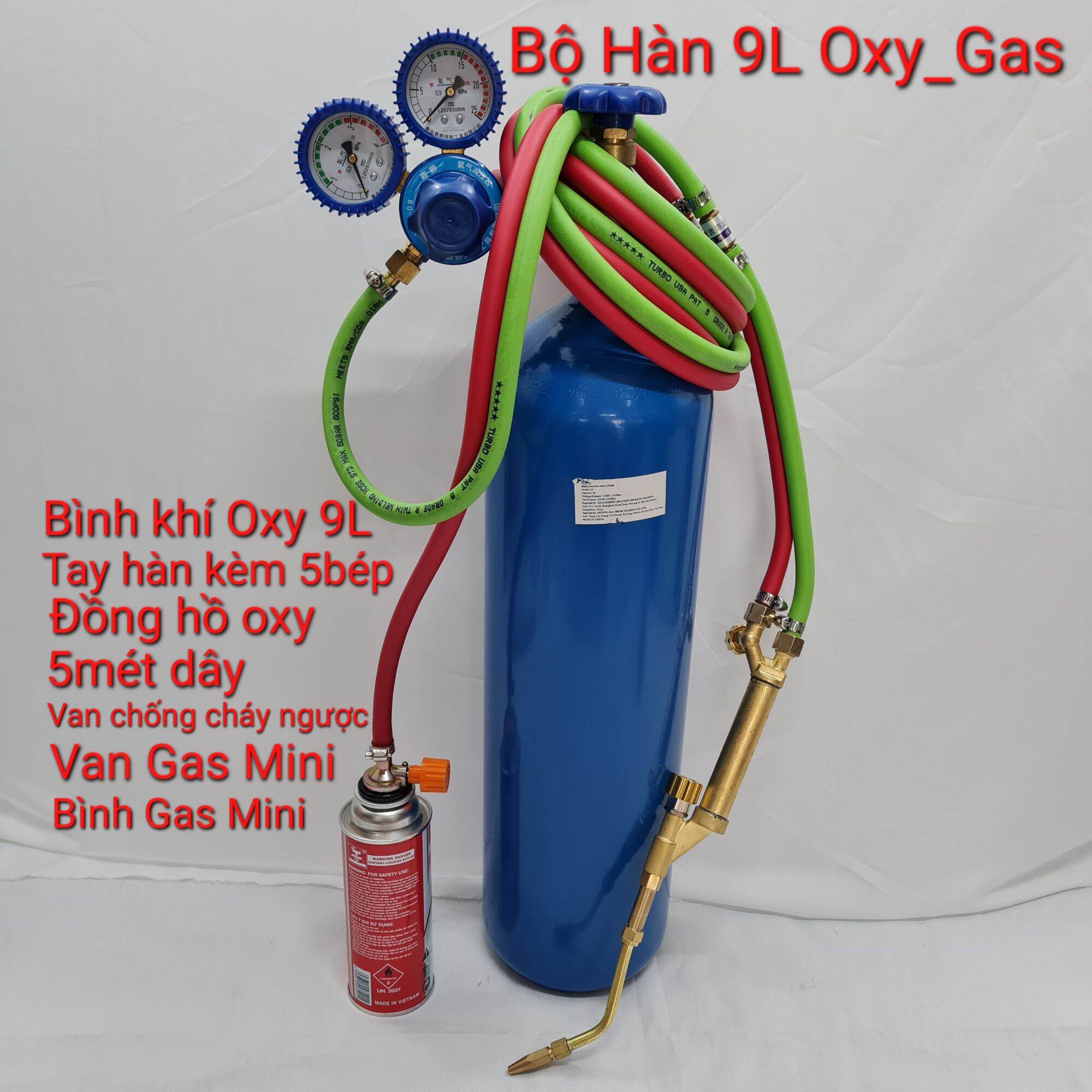 Bộ Hàn Gió Đá ( Oxy + Gas ) Dùng Cho Thợ Điện Lạnh