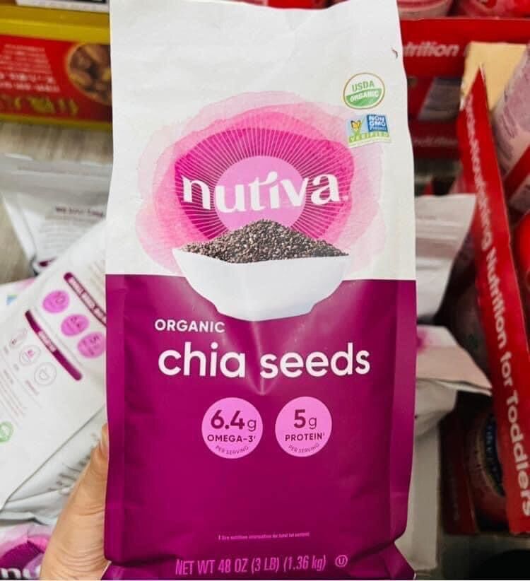 Hạt Chia Seed Nutiva Organic Mỹ gói 1.36g tốt cho sức khỏe