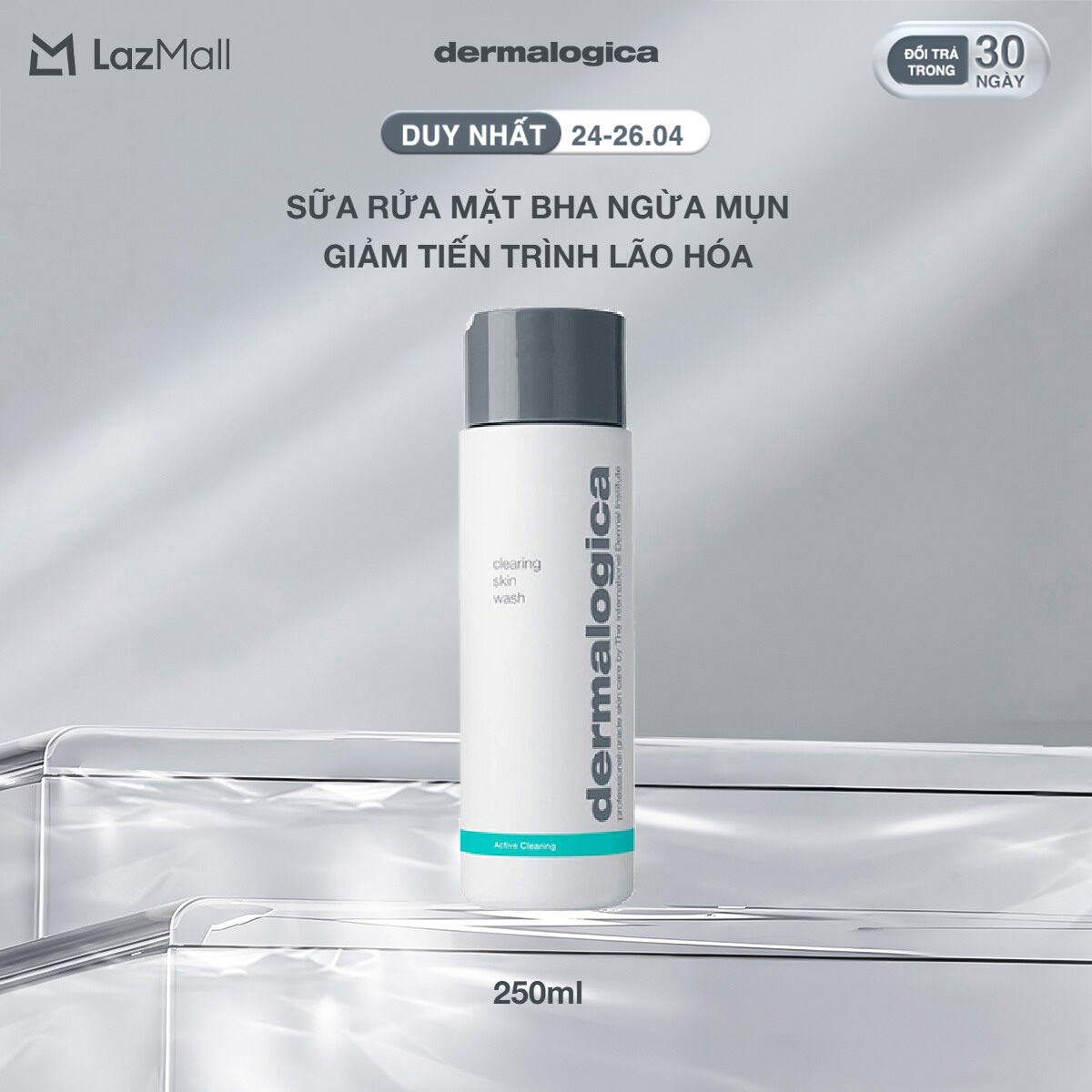 Sữa rửa mặt Dermalogica Clearing Skin Wash 250ml