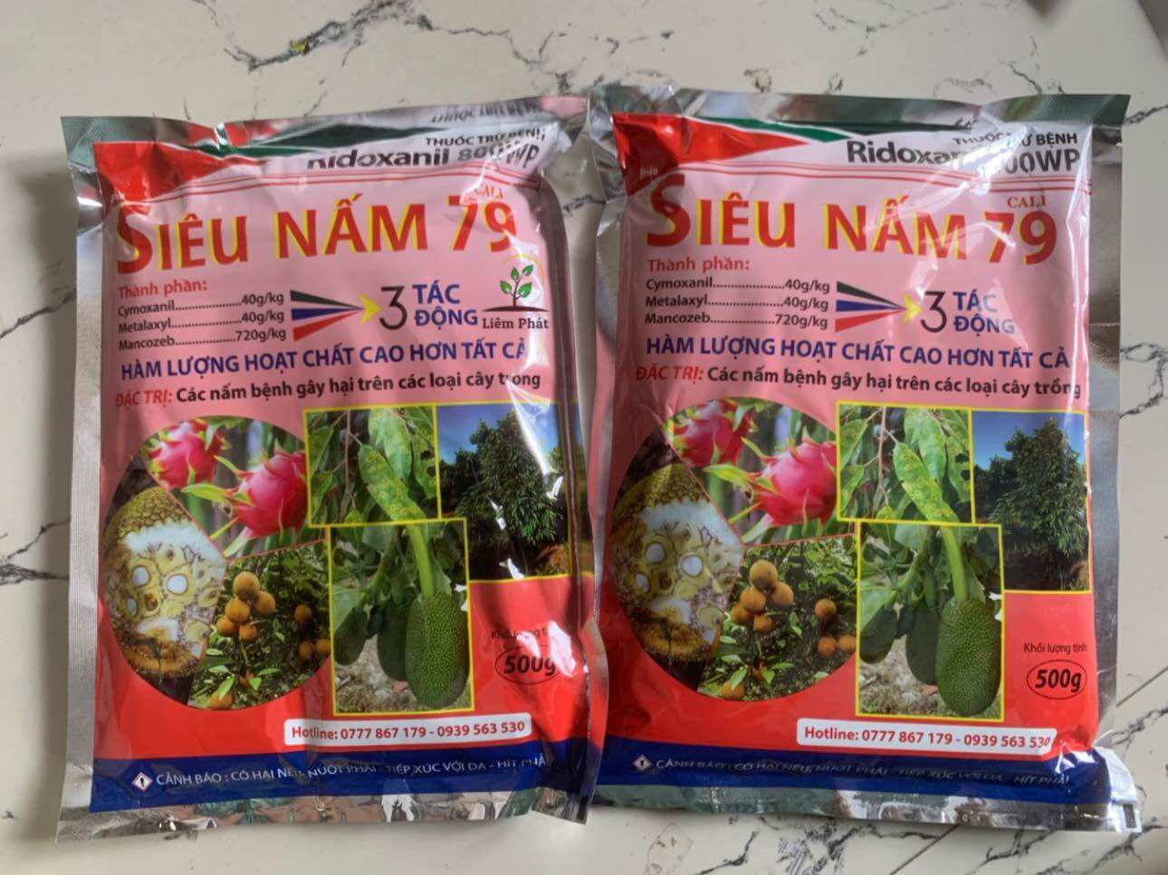Siêu nấm gói 500g bảo vệ cây trồng với 3 tác động, nhà nông tin dùng