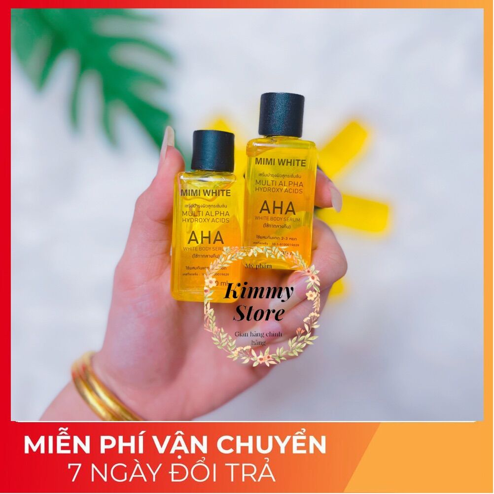 1 chai serum kích trắng AHA mimi white 30ml