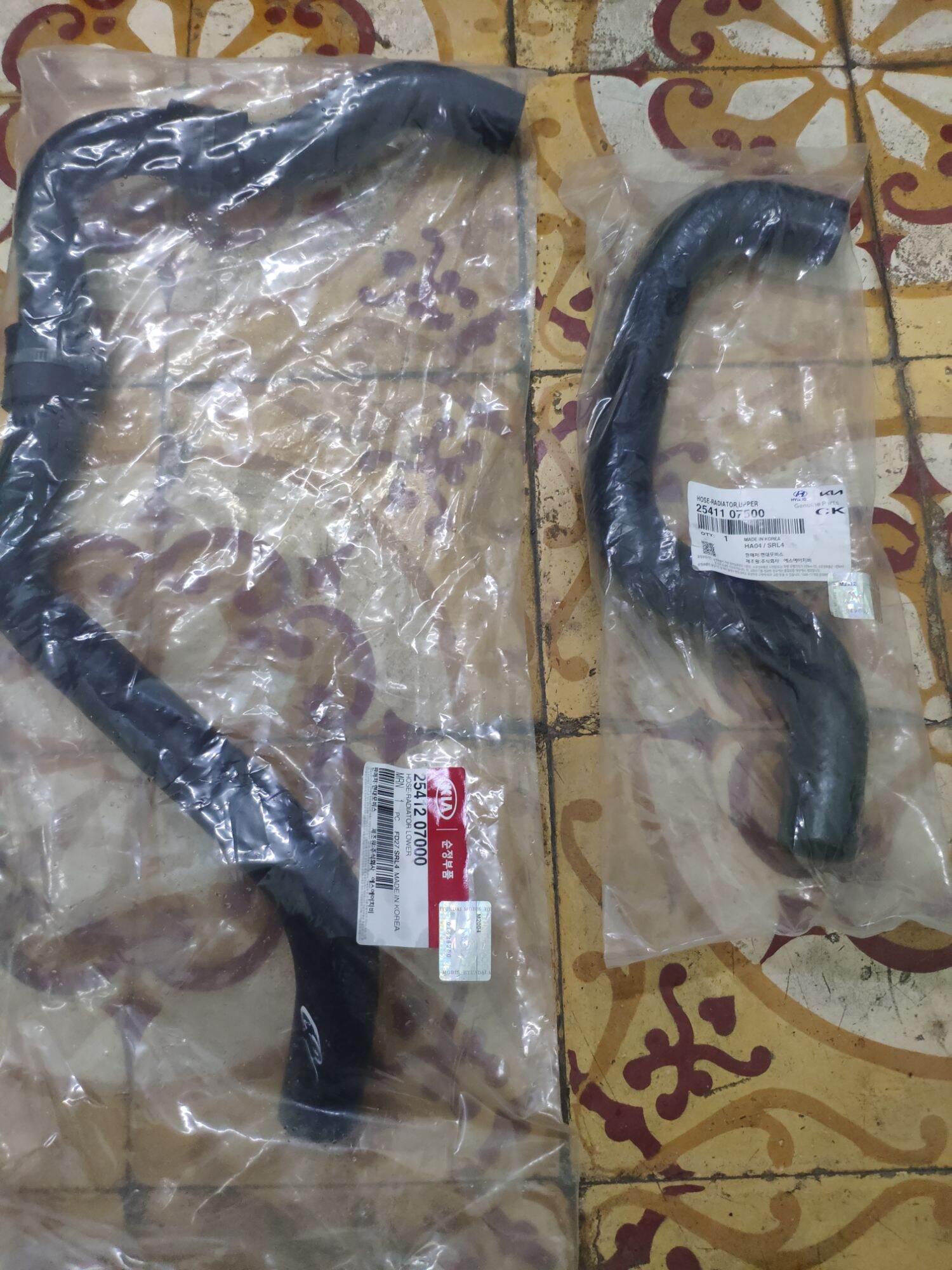 Combo ống nước trên dưới kia morning 05-11, Getz 1.1 hàng chính hãng
