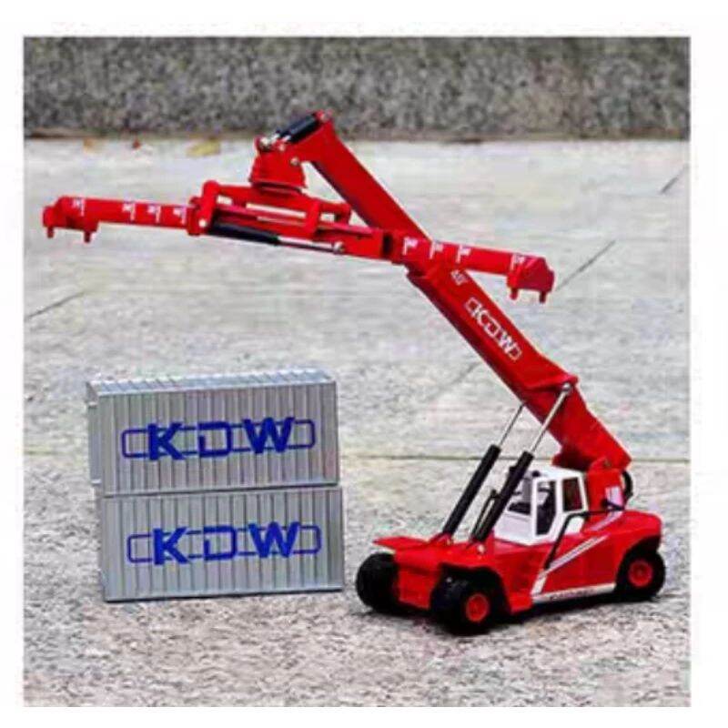 Mô hình xe xếp thùng container hợp kim 1:50
