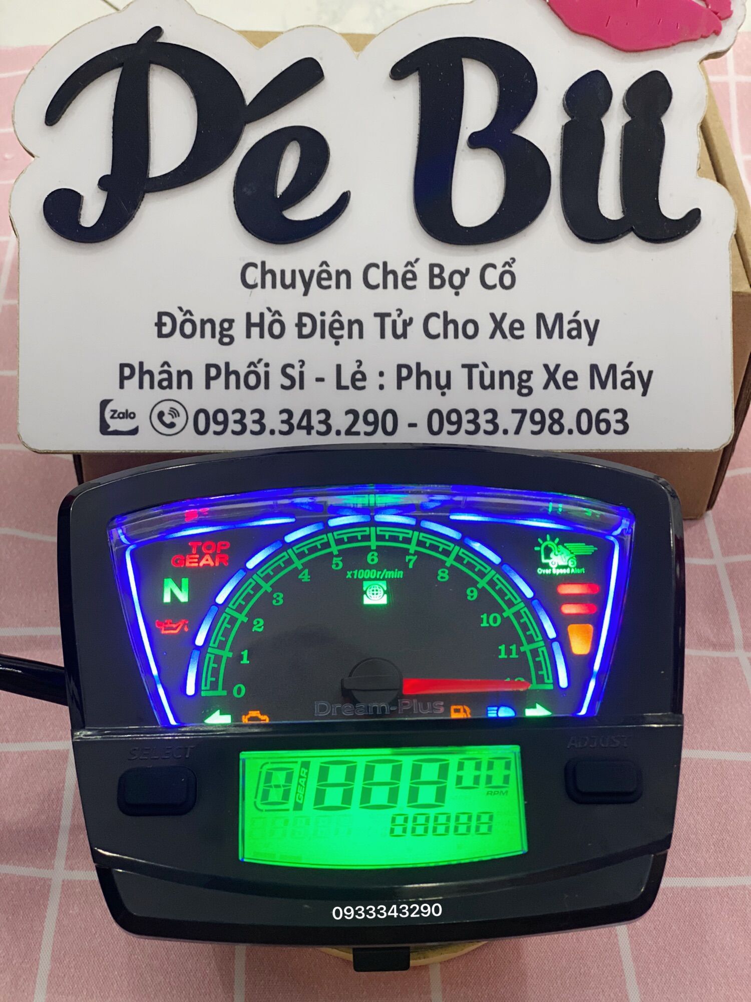 💥 NEW - HOT 💥 ĐỒNG HỒ ĐIỆN TỬ DÀNH CHO XE MÁY UMA DREAM