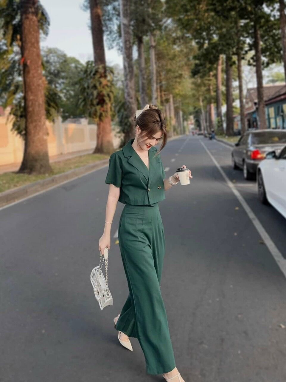 (SHOP BIGSIZE NỮ 50KG ĐẾN 90KG) set áo vest ngắn quần dài