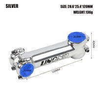 UNO | Pô Tăng Xe Đạp Siêu Nhẹ Cổ Phốt 25.4mm Độ Dài 60mm - 130mm