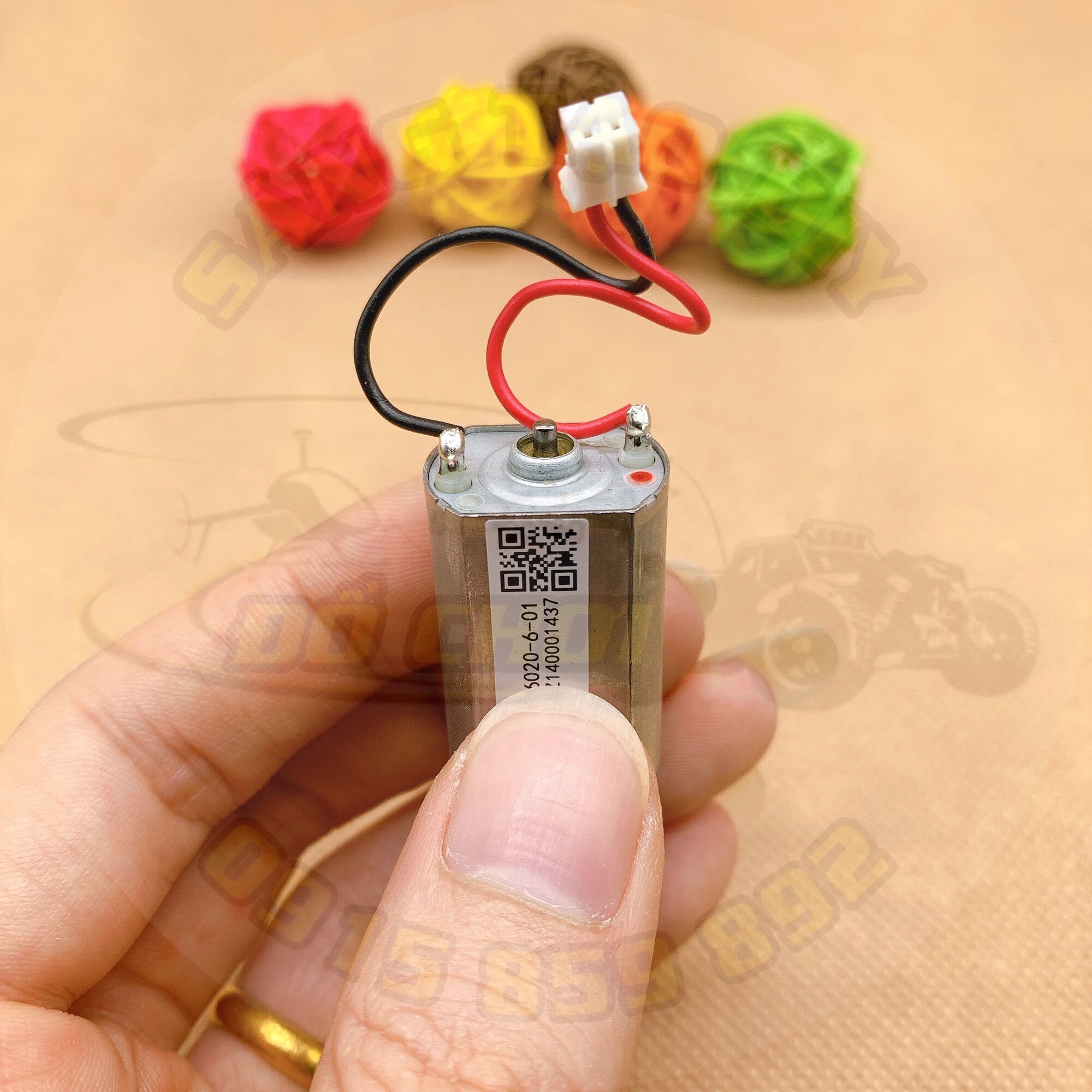 Động cơ giảm tốc mini 180 DC 3V tốc độ 1300 vòng/phút