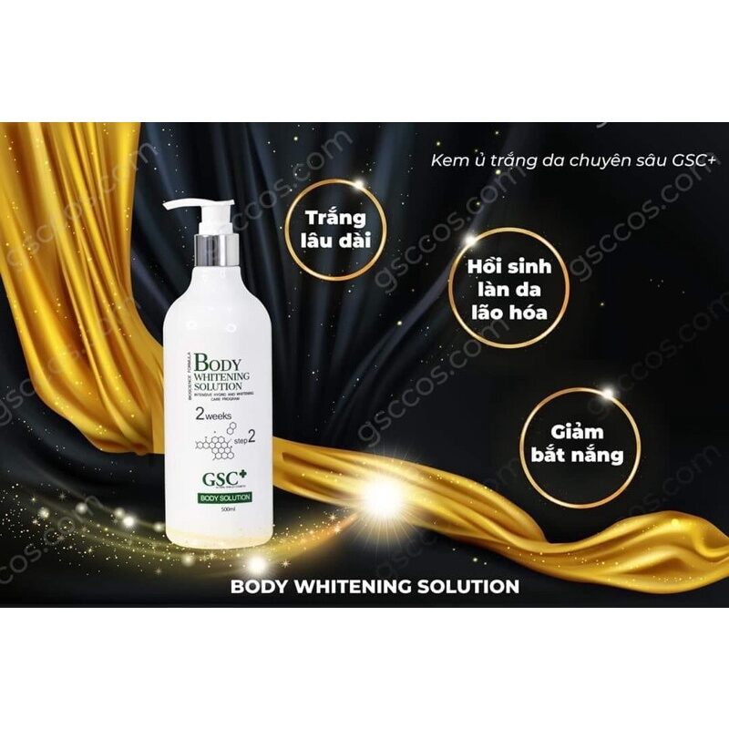 Kem ủ trắng da thảo dược GSC 500ml