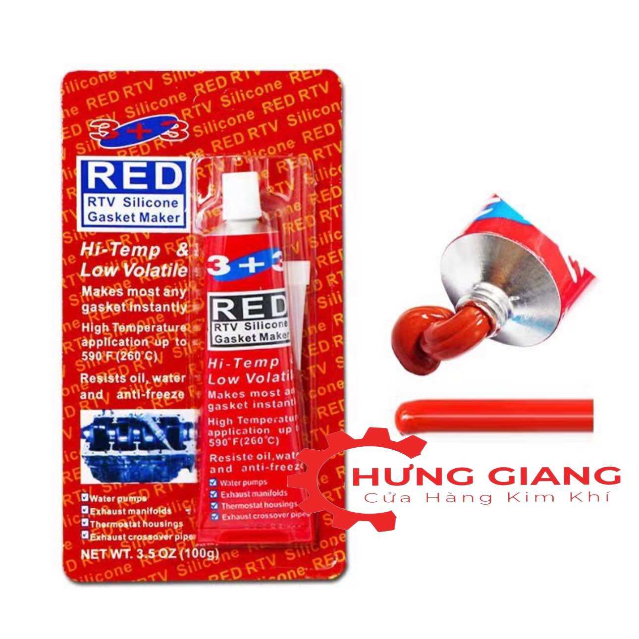 Keo SILICON DÁN GIOĂNG Mặt Máy CHỊU NHIỆT Keo 3 + 3