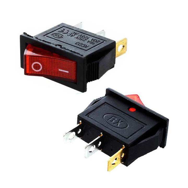 Công Tắc Đèn 3 Chân (Ốm - Mập)
