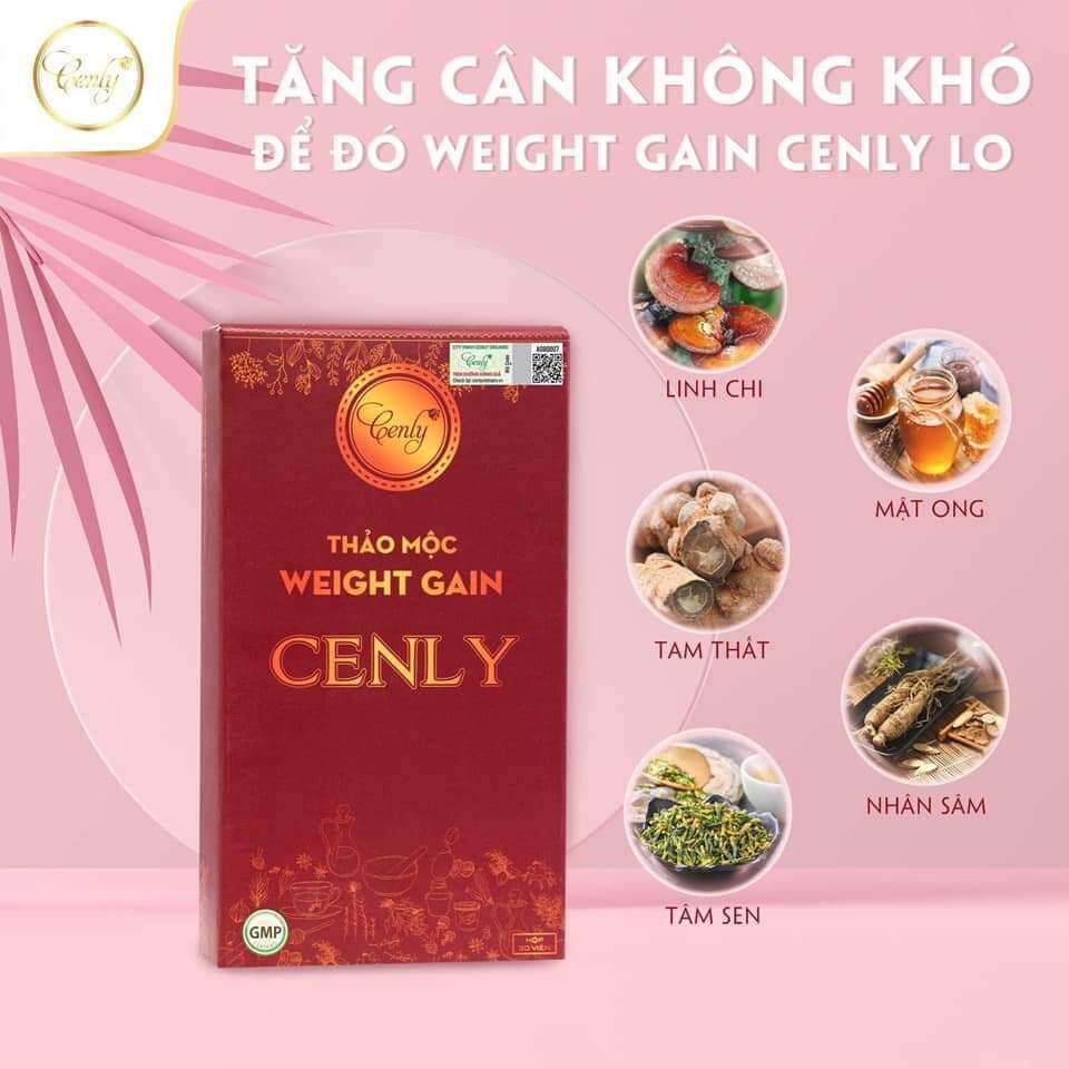 Tăng cân gia truyền CenIy hỗ trợ tăng cân an toàn không tác dụng phu