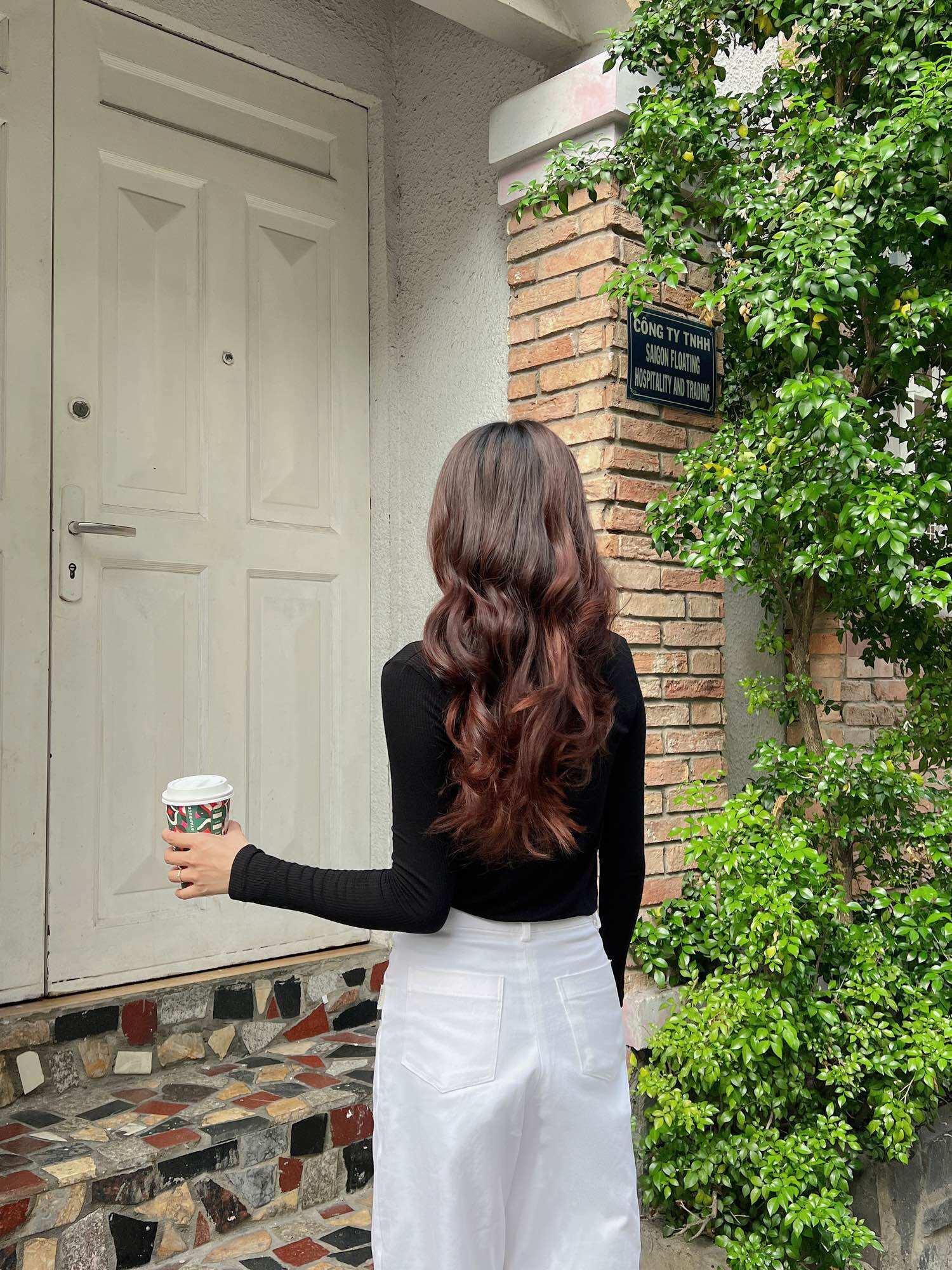 Quần kaki trắng ống rộng basic DANBY Pant