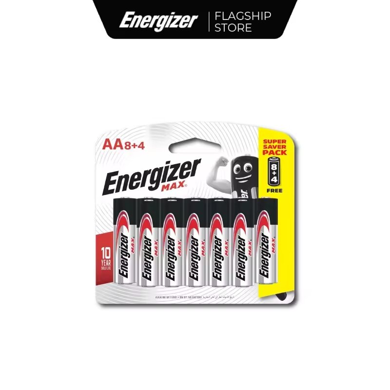 (Vỉ 12 viên) Pin AA / pin AAA Energizer Max chính hãng
• Loại pin: Pin kiềm / Alkaline
• Hãng: Energizer (USA)
• Model: Energizer Max
• Điện thế: 1.5 V
• Kích thước: Pin AA/ Pin AAA
• Hình thức đóng gói: Vỉ 12 viên
