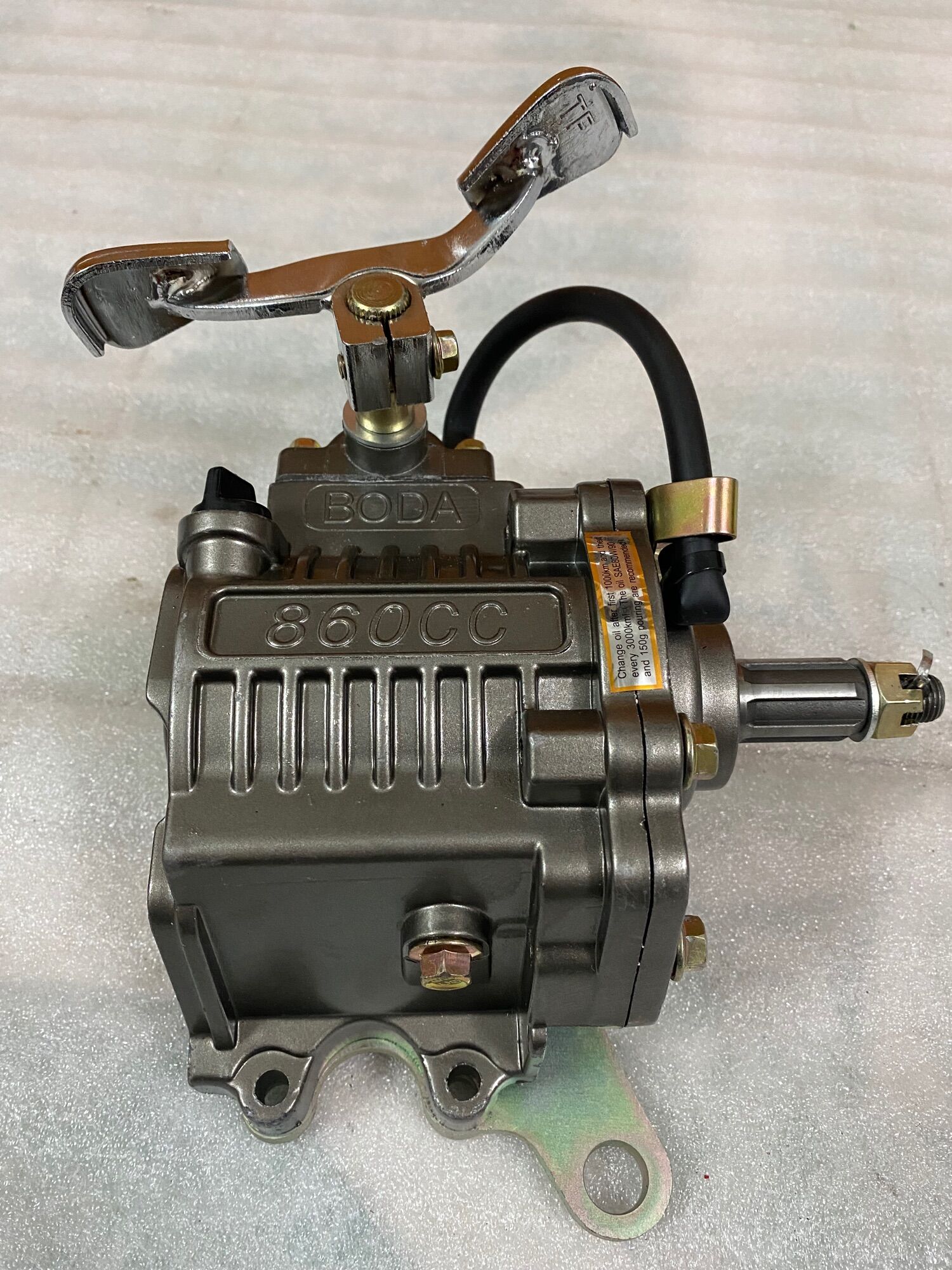 Số de,860,số đảo chiều tiến lùi,cốt 19li,dùng cho máy 150,175,200,250,300cc.cốt vào máy 6 răng 19mm,trục ra 19mm