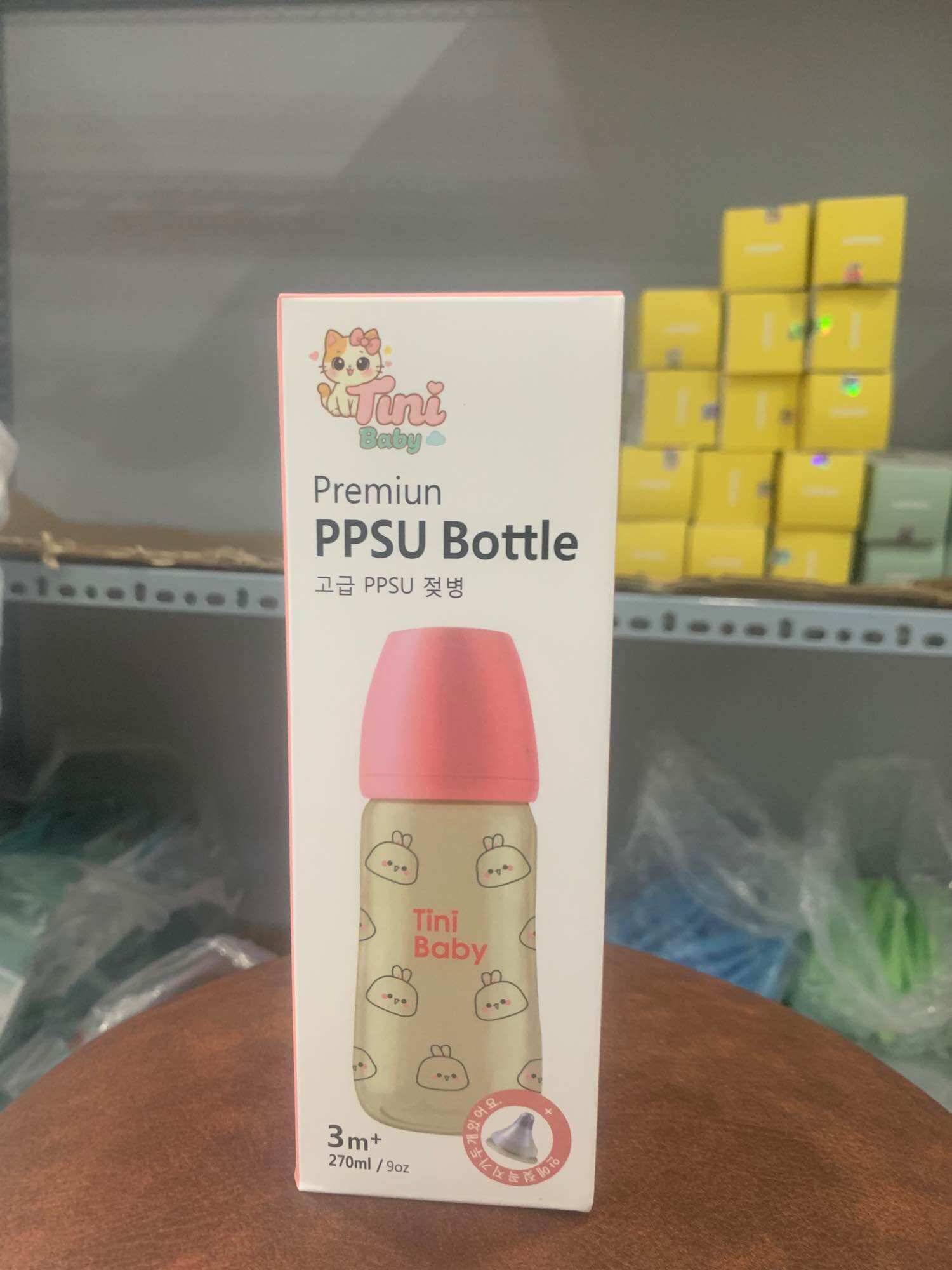 Bình sữa cổ rộng Tini Baby PPSU 170ml/ 270 ml