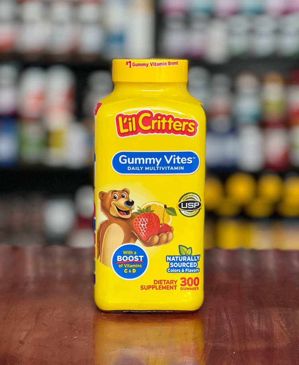 Kẹo dẻo kẹo dẻo l'il critters® gummy vites 300 viên