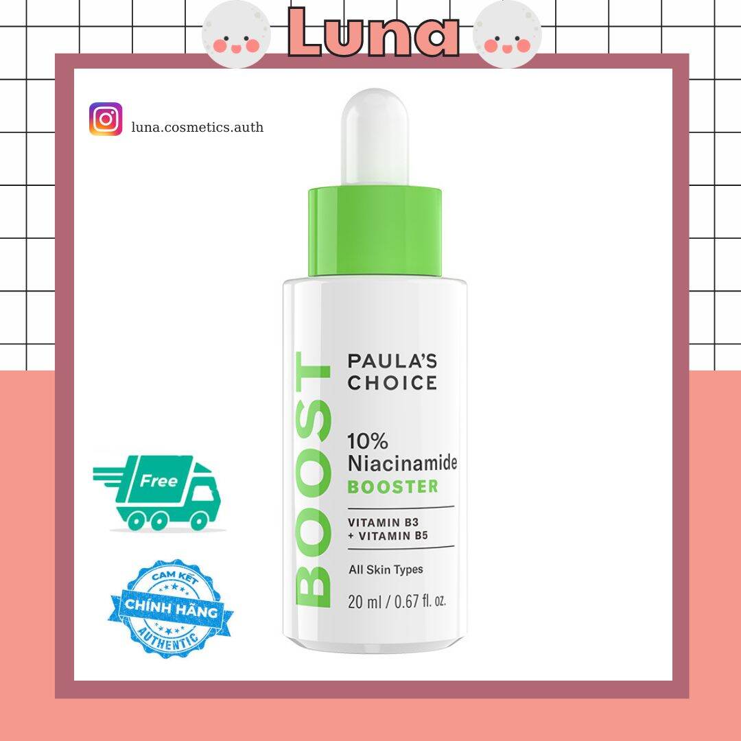 [Hcm][Chính Hãng] Serum Nia 10% Paula | Tinh Chất 10% Niacinamide B3 Se Khít Lỗ Chân Lông Làm Đều Màu Da 20Ml