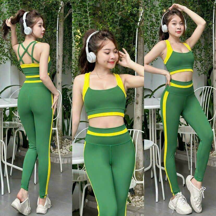 Bộ đồ thể thao jumba gym yoga aerobic sẵn mút