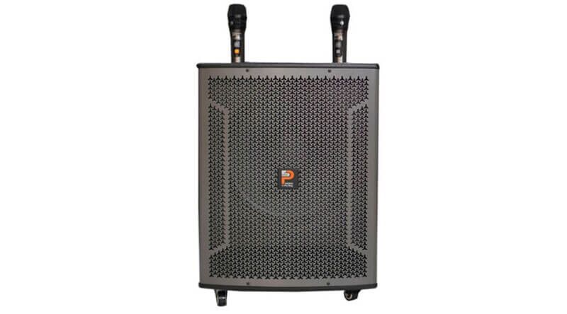 Loa karaoke di động chính hãng Prosing W15 COT (Loa 3 đường tiếng, Bass 40cm, 600W, Kèm 2 micro, Pin 4-8h)