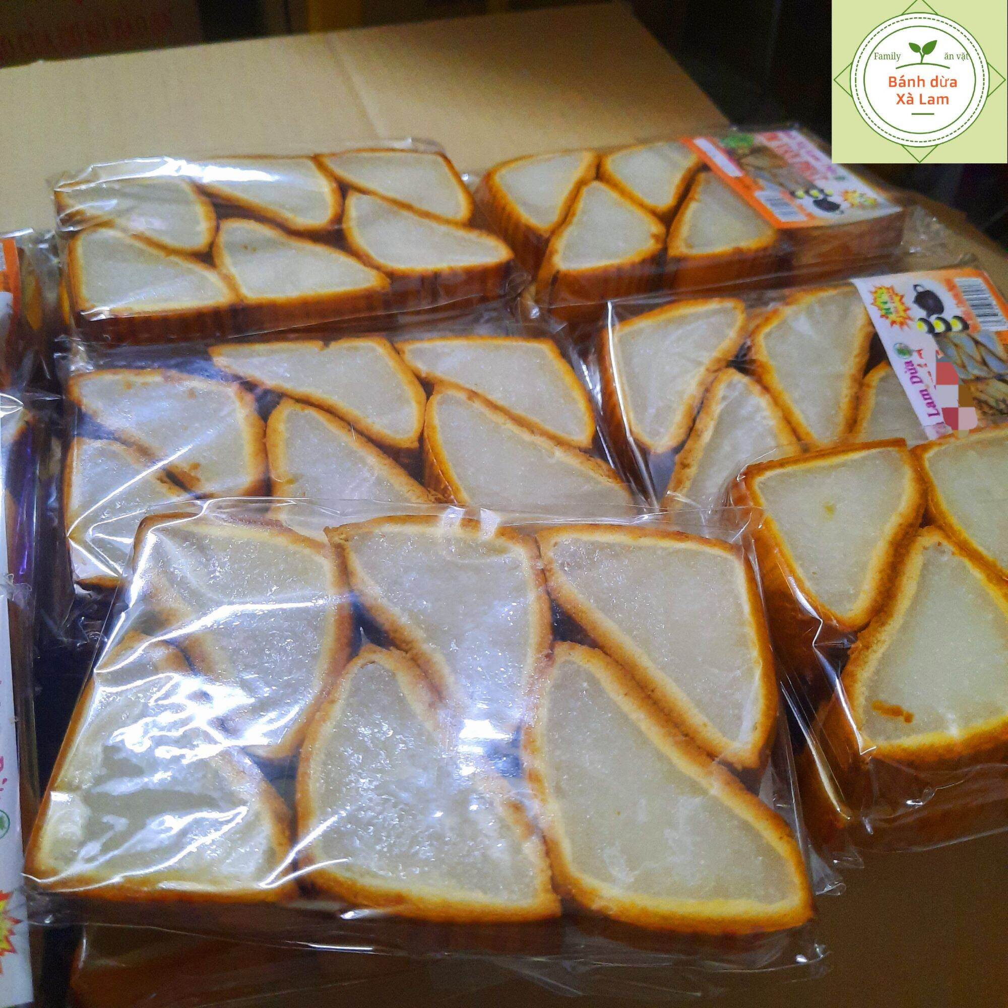 BÁNH XÀ LAM DỪA - Set 3bịch/18miếng