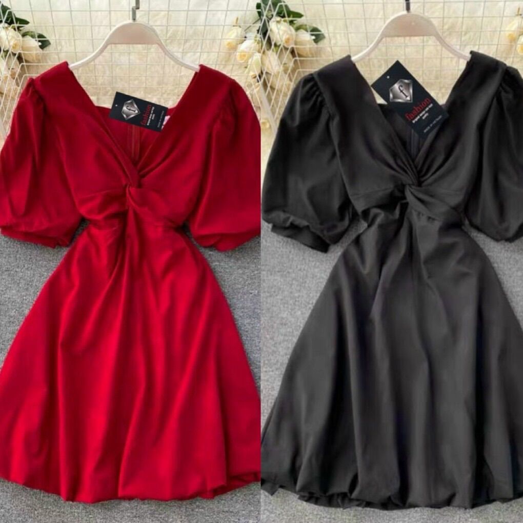 Đầm xoắn ngực Bigsize 60-90 ký thời trang nữ dành cho khách ngoại cỡ
