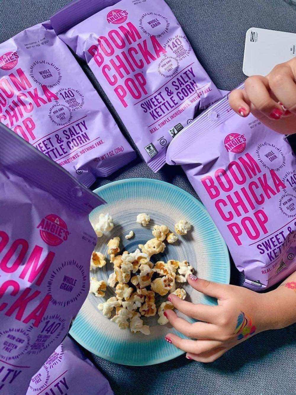 Bắp rang bơ Boom Chicka Pop Angie’s Mỹ-700g