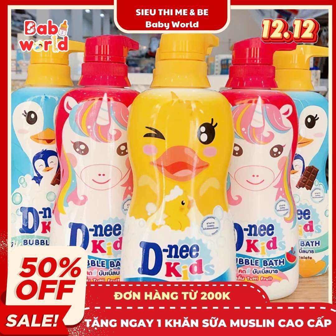 Sữa Tắm Gội Cho Bé Dnee Kid 400ml, Thành Phần Tự Nhiên, Hương Thơm Dịu Nhẹ, Độ pH Cân Bằng, Làm Sạch Nhẹ Nhàng, An Toàn Cho Bé, Hình Thú Đáng Yêu
